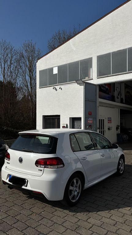 Gebraucht VW Golf VI R-line 122 PS (89 kW) 2010 Weiß Kleinwagen