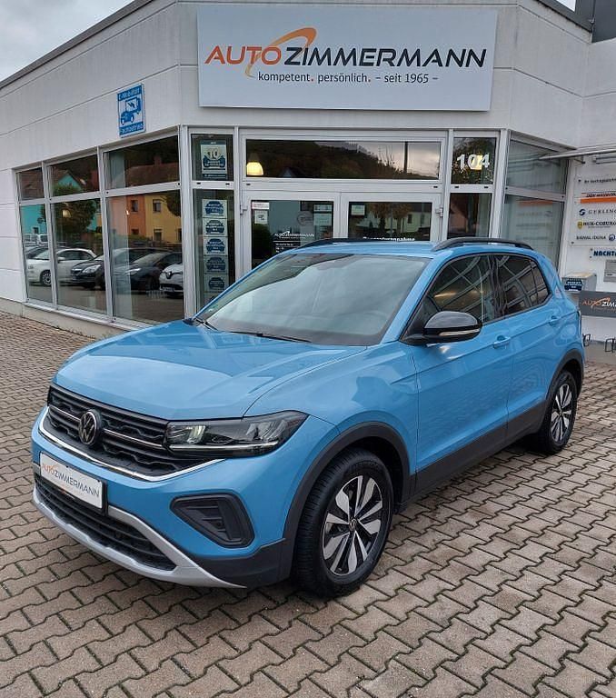 Blau Gebraucht 2024 VW T-Cross Goal SUV | 23.985 € (Superpreis) - Bild 1/4
