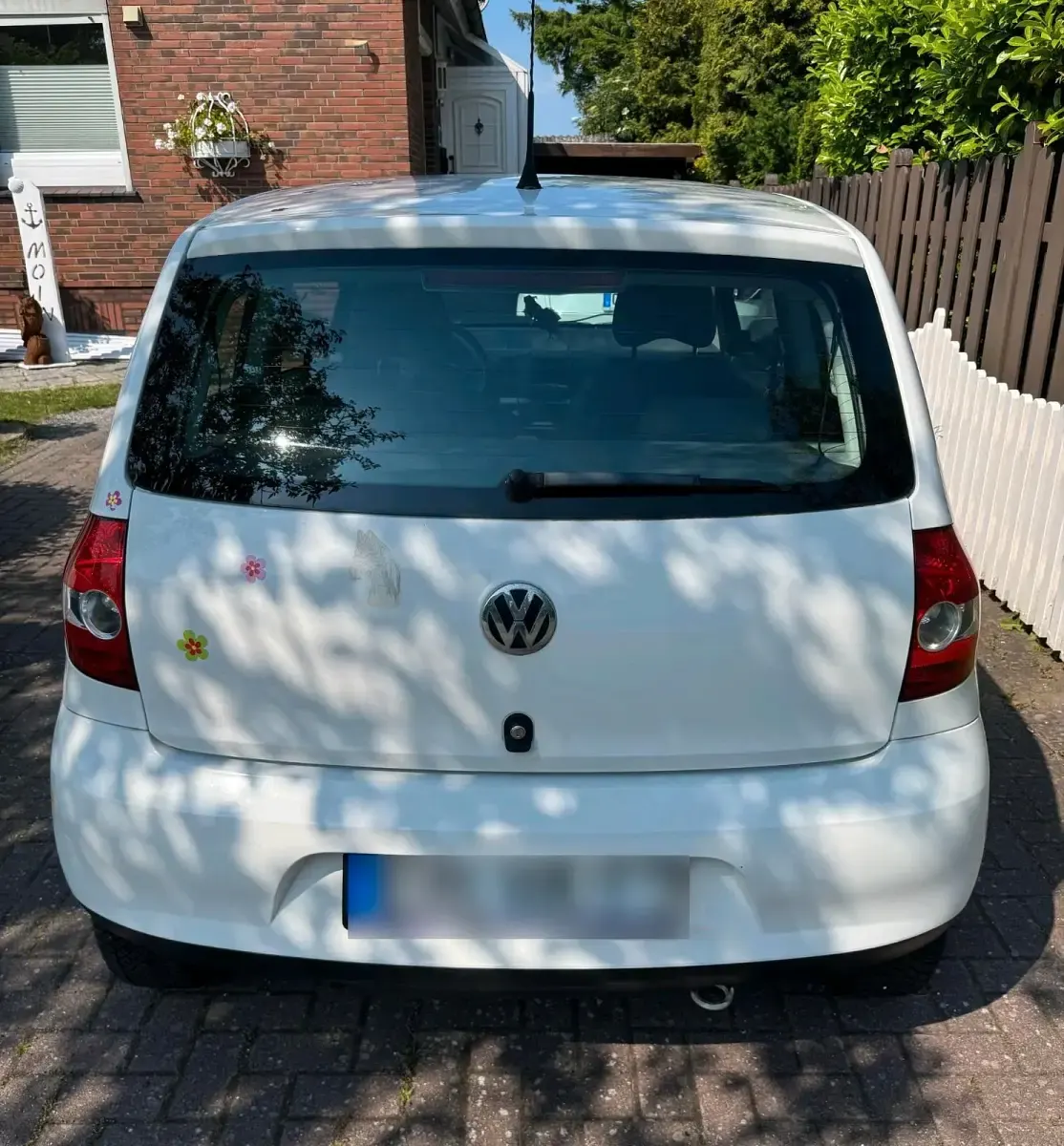 Gebraucht VW Fox 54 PS (39 kW) 2009 Weiß Kleinwagen