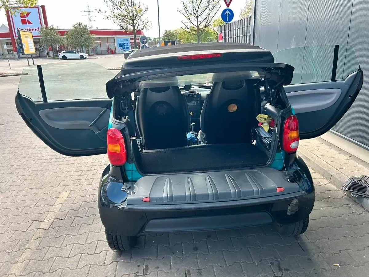 Gebraucht Smart ForTwo Cabrio 54 PS (39 kW) 2004 Schwarz Cabrio