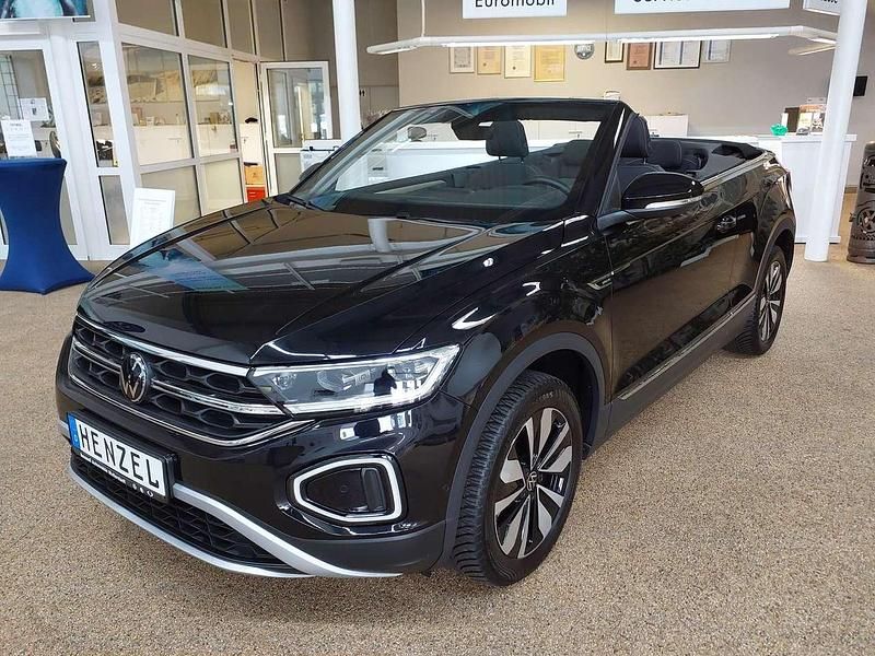 Deep black perleffekt Gebraucht 2023 VW T-Roc Cabriolet Move Cabrio | 25.490 € (Fairer Preis) - Bild 1/3