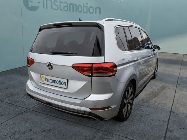 Gebraucht VW Touran R-line 150 PS (110 kW) 2019 Silber Van / Kleinbus