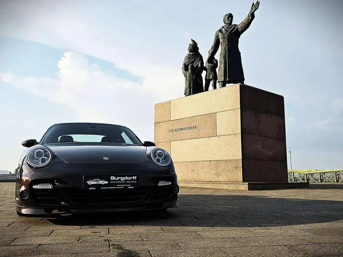 Gebraucht Porsche 997 Turbo 480 PS (353 kW) 2008 Macadamiametallic Coupé