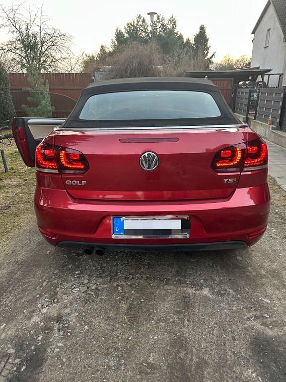 Gebraucht VW Golf Cabriolet 122 PS (89 kW) 2012 Rot Cabrio