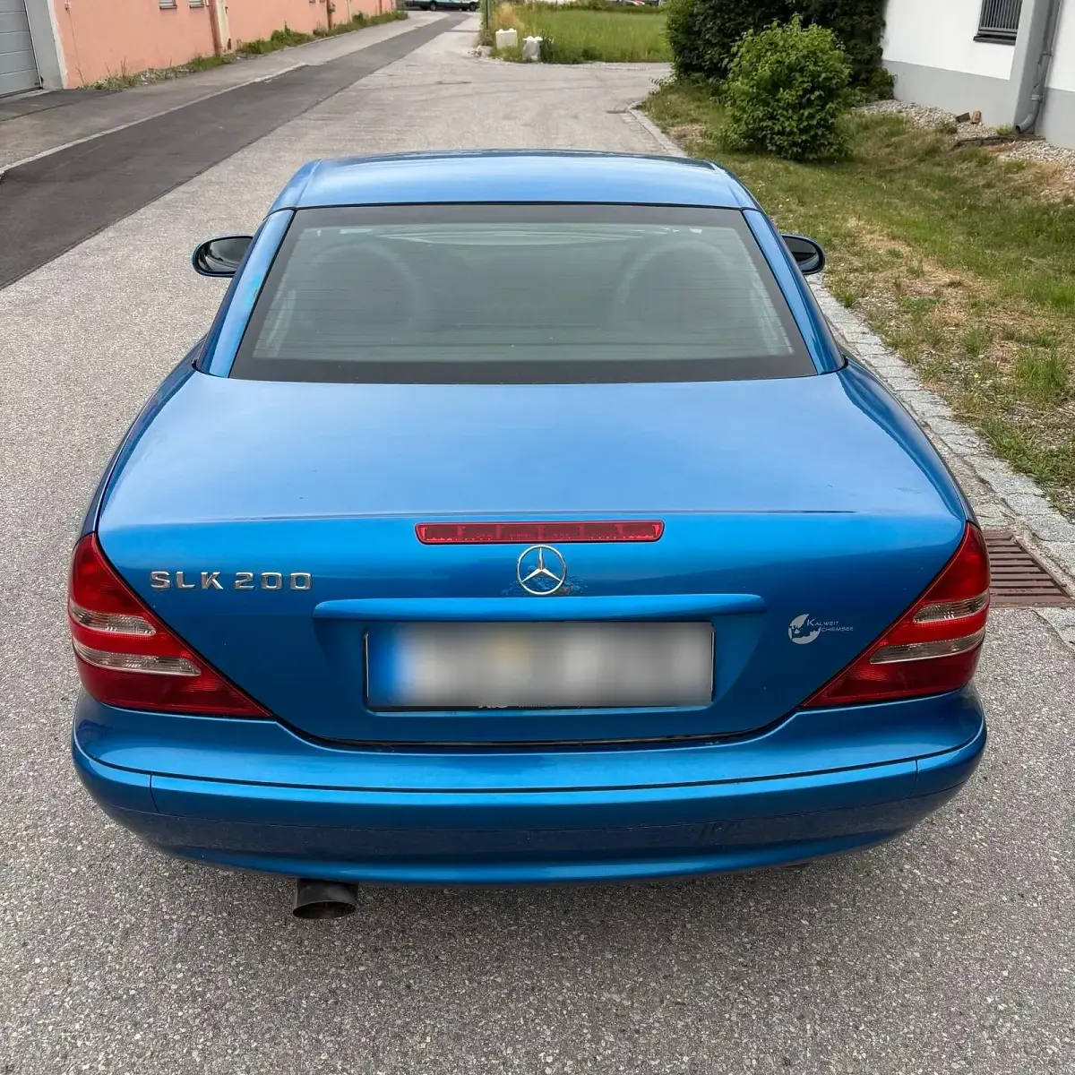 Gebraucht Mercedes SLK200 163 PS (119 kW) 2002 Blau Cabrio