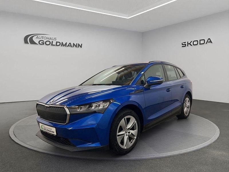 Raceblau Gebraucht 2022 Skoda Enyaq iV SUV | 24.970 € (Guter Preis) - Bild 1/4