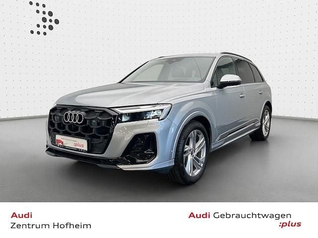 Satellitsilber metallic Gebraucht 2024 Audi Q7 S-Line SUV | 67.870 € (Superpreis) - Bild 1/4