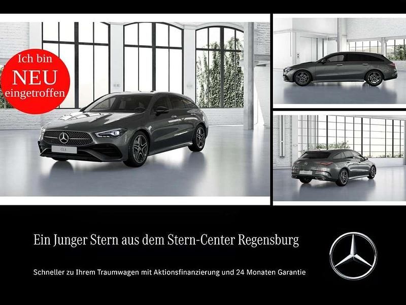 Metalliclack mountaingrau Gebraucht 2024 Mercedes CLA180 AMG Limousine | 30.439 € (Superpreis) - Bild 1/4