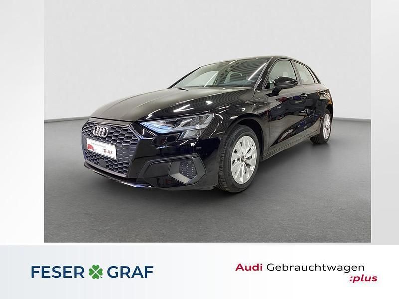 Brillantschwarz Gebraucht 2021 Audi A3 Sportback e-tron Design Limousine | 23.980 € (Fairer Preis) - Bild 1/4