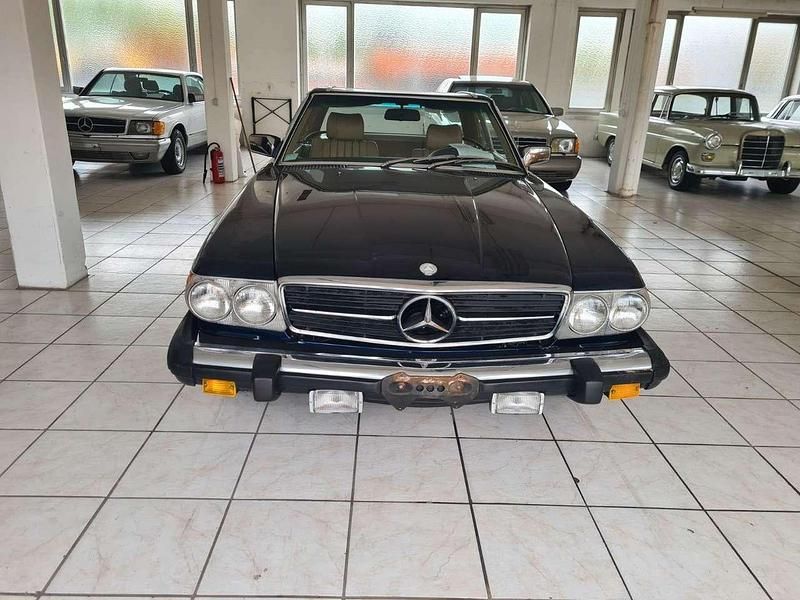 Blau Gebraucht 1982 Mercedes SL380 Cabrio | 8.480 € - Bild 1/4
