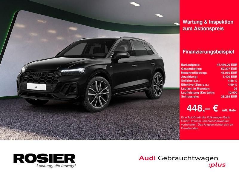 Mythosschwarz metallic Gebraucht 2024 Audi Q5 Ambiente SUV | 47.440 € (Teuer) - Bild 1/4