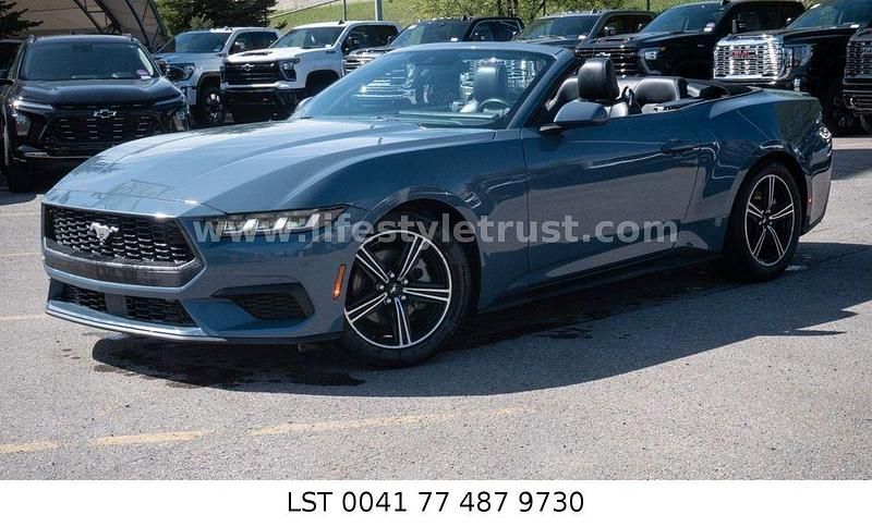 Blau Gebraucht 2024 Ford Mustang Premium Cabrio | 35.133 € - Bild 1/4