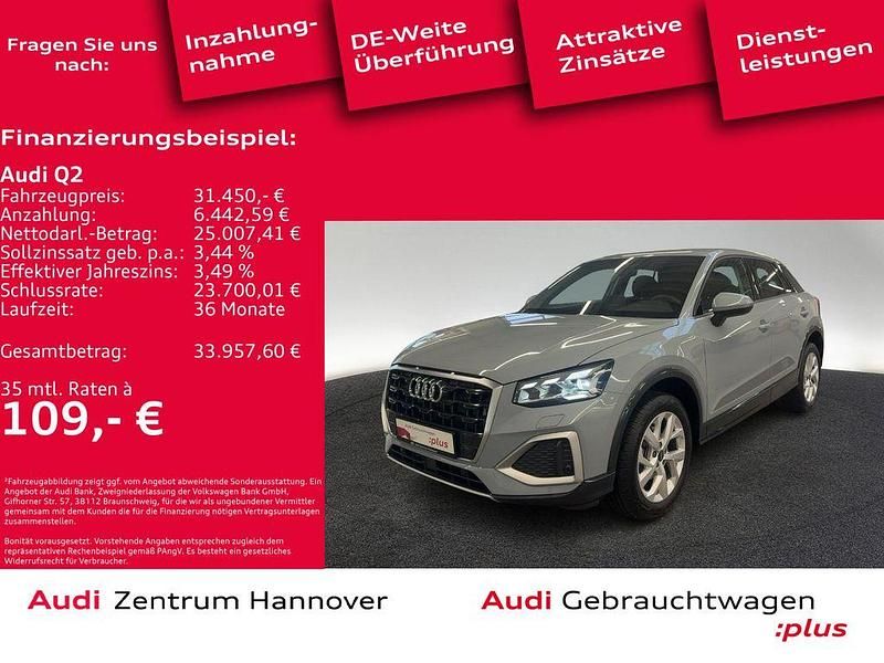 1x pfeilgrau perleffekt Gebraucht 2025 Audi Q2 Advanced Plus SUV | 31.450 € (Fairer Preis) - Bild 1/4