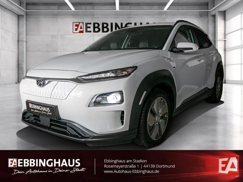 Weiss Gebraucht 2021 Hyundai Kona Style SUV | 23.390 € (Fairer Preis) - Bild 1/4