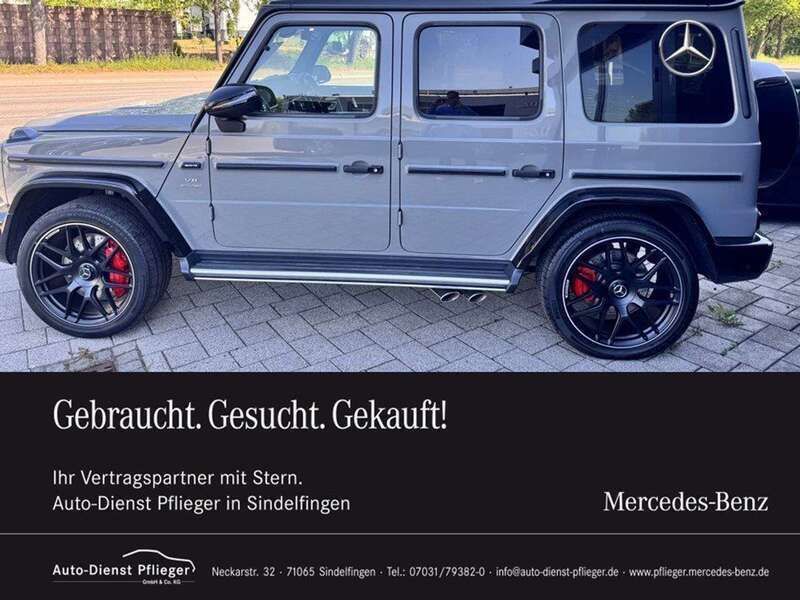 G manufaktur classicgrau uni Gebraucht 2022 Mercedes G63 AMG AMG SUV | 169.990 € (Fairer Preis) - Bild 1/4