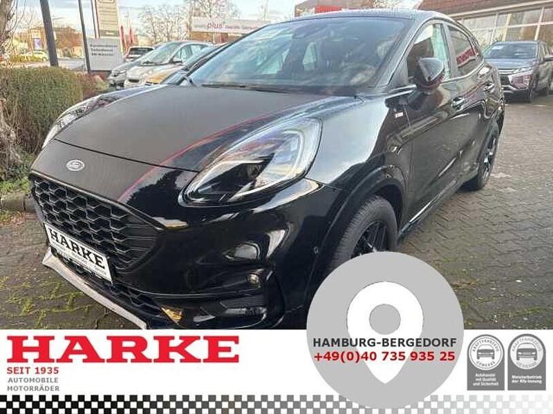Obsidianschwarz met (metallic) Gebraucht 2020 Ford Puma SUV | 17.900 € (Teuer) - Bild 1/4
