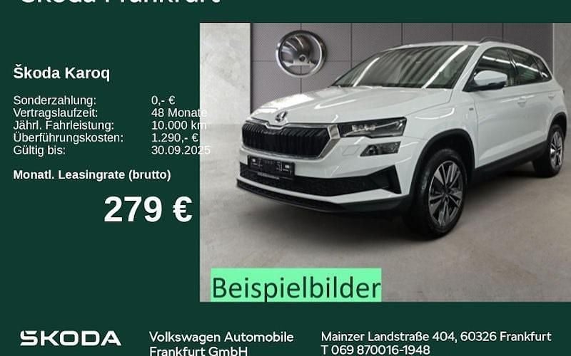 Schwarz Neu 2025 Skoda Karoq Selection SUV | 33.980 € (Guter Preis) - Bild 1/4