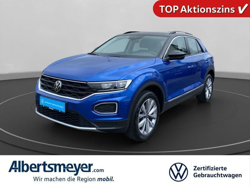 Gebraucht VW T-Roc Style 116 PS (85 kW) 2021 Blau SUV