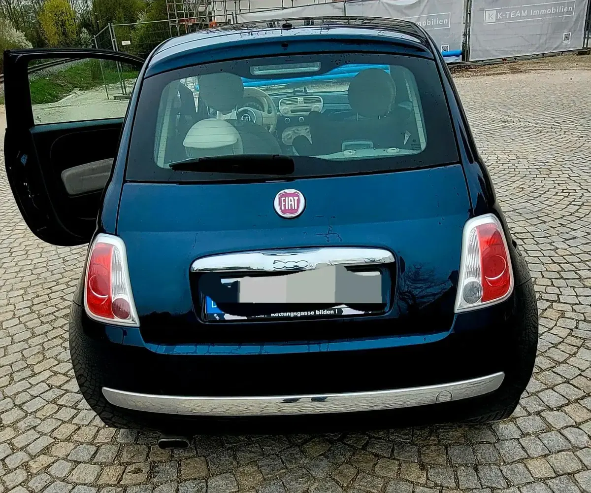 Gebraucht Fiat 500 Lounge 69 PS (50 kW) 2012 Blau Kleinwagen