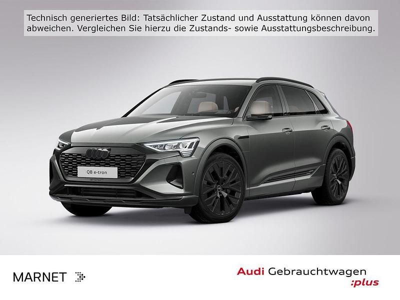 Grau Gebraucht 2023 Audi Q8 e-tron Advanced SUV | 53.890 € (Etwas zu teuer) - Bild 1/4