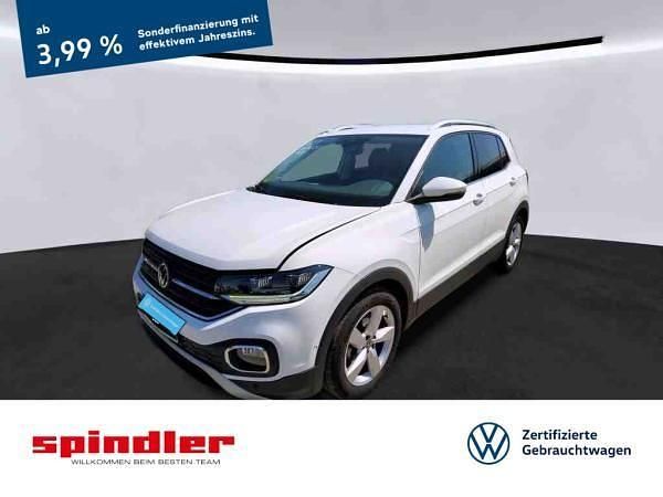 Pure white Gebraucht 2021 VW T-Cross Style SUV | 22.980 € (Fairer Preis) - Bild 1/3