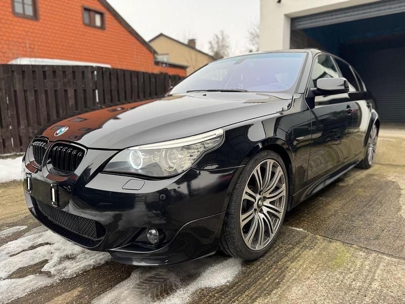 Schwarz Gebraucht 2008 BMW 525 Limousine | 6.990 € (Fairer Preis) - Bild 1/4