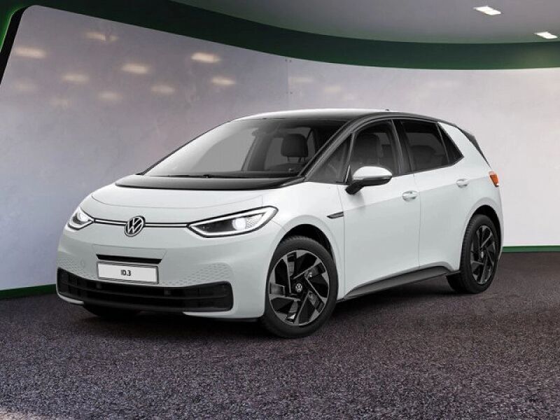 Weiss Gebraucht 2021 VW ID.3 Kleinwagen | 20.789 € (Superpreis) - Bild 1/3