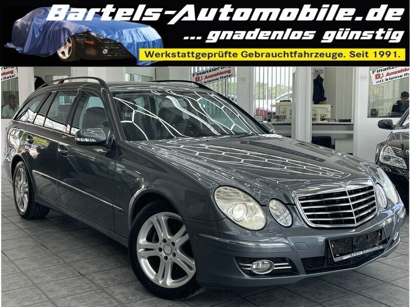Flintgrau metalliclack Gebraucht 2008 Mercedes E220 Avantgarde Kombi | 6.450 € (Teuer) - Bild 1/4