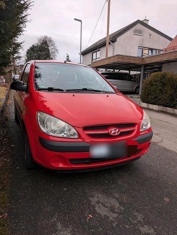 Gebraucht Hyundai Getz 2008 Rot Kleinwagen