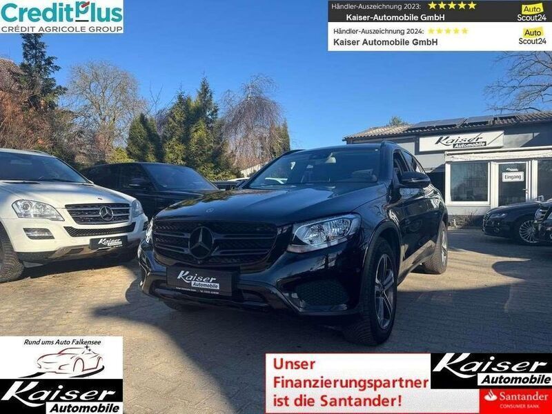 Schwarz Gebraucht 2017 Mercedes GLC250 SUV | 24.590 € (Guter Preis) - Bild 1/4