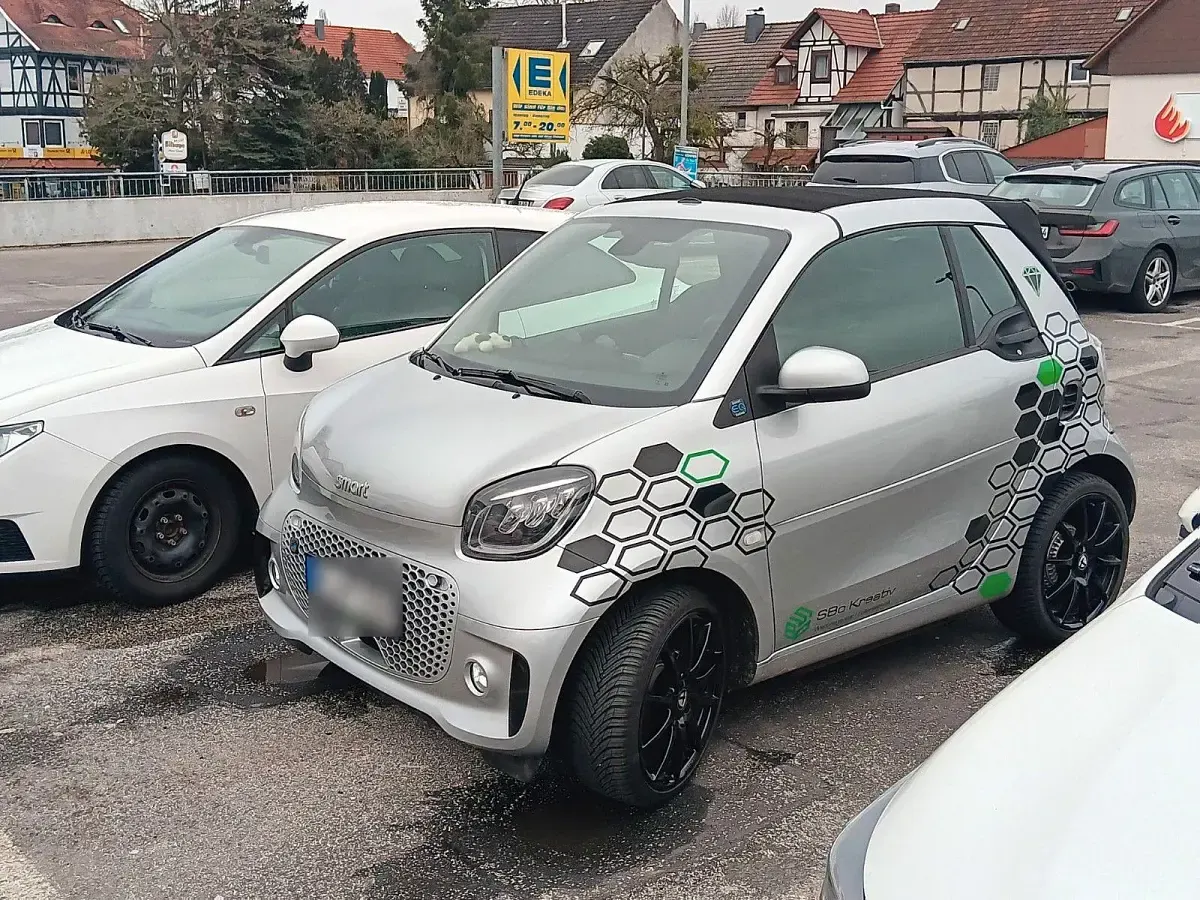 Używany Smart ForTwo Coupé 60 kW (82 KM) 2022 Srebrny Kabriolet