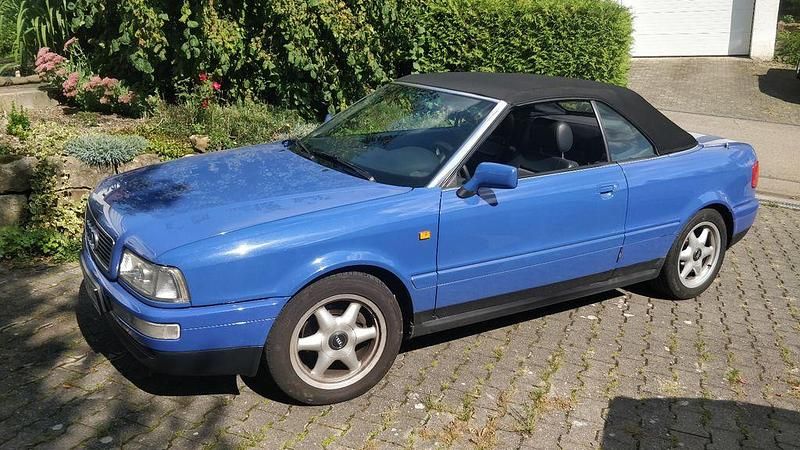 Blau Gebraucht 1997 Audi Cabriolet Sport Cabrio | 3.700 € (Superpreis) - Bild 1/4
