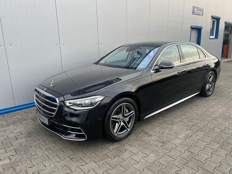 9197 obsidianschwarz Gebraucht 2024 Mercedes S450 AMG line Limousine | 91.999 € (Fairer Preis) - Bild 1/4