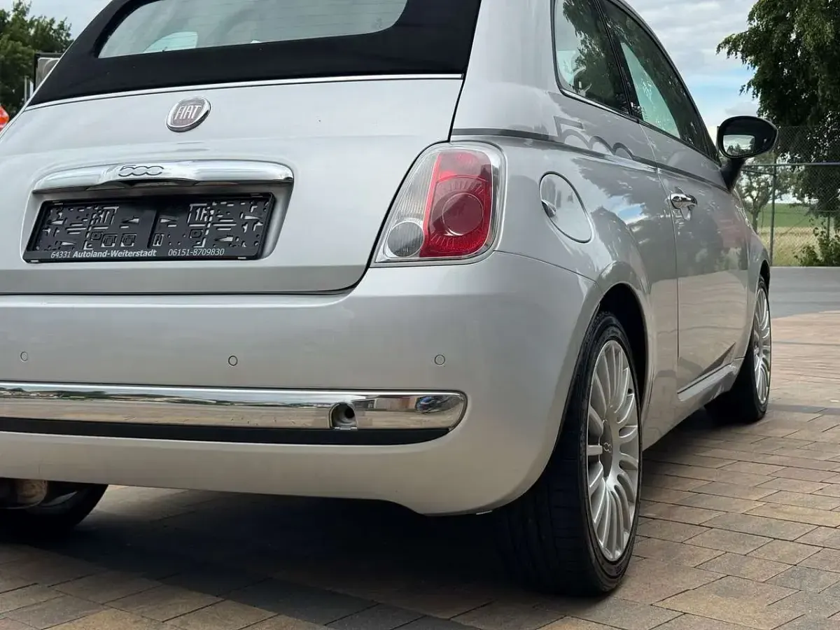 Gebraucht Fiat 500 Lounge 69 PS (50 kW) 2011 Grau Cabrio