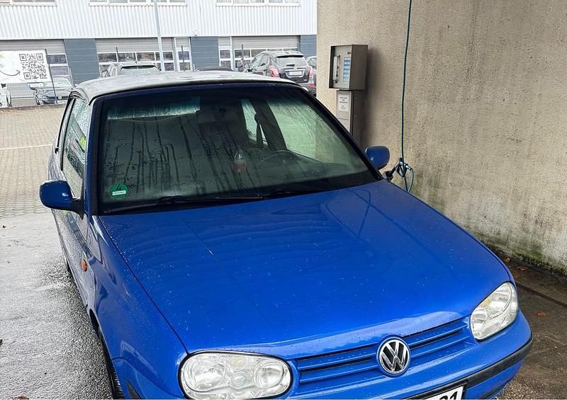 Blau Gebraucht 1999 VW Golf Cabriolet Cabrio | 5.500 € - Bild 1/4