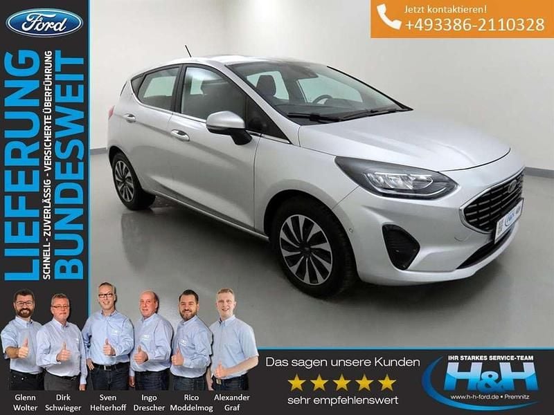 Polarsilber Gebraucht 2023 Ford Fiesta Titanium Kleinwagen | 14.840 € (Superpreis) - Bild 1/4