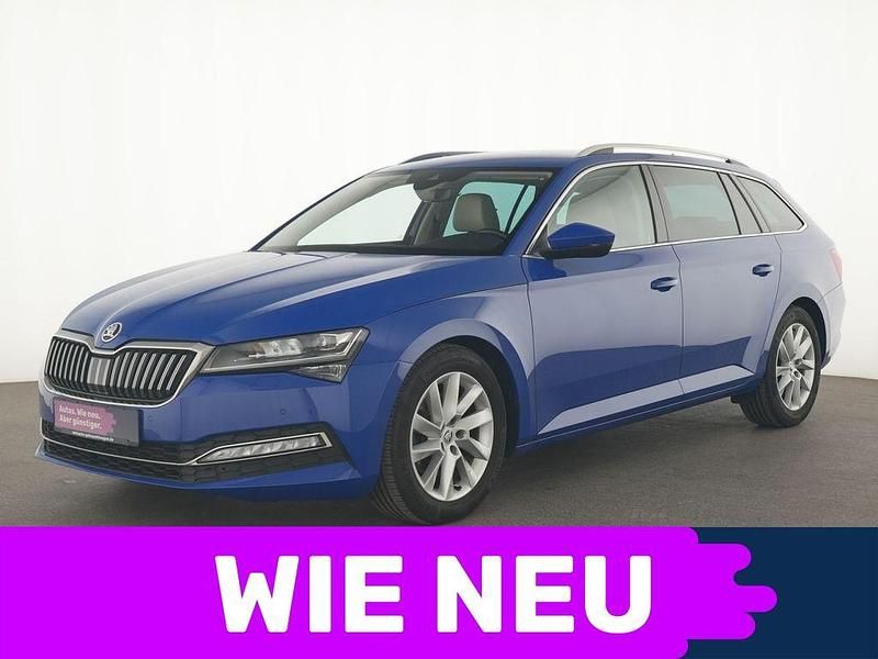 Blau Gebraucht 2020 Skoda Superb Premium Edition Limousine | 24.488 € (Guter Preis) - Bild 1/4