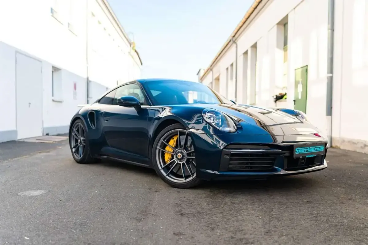 Gebraucht Porsche 911 Turbo S 650 PS (478 kW) 2020 Blau Coupé