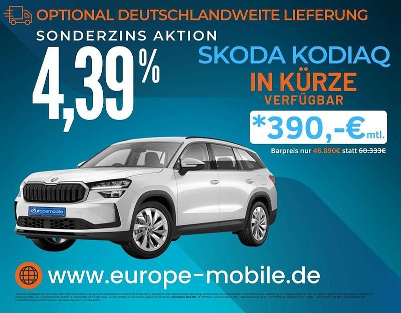 Moonweiß perleffekt Neu 2025 Skoda Kodiaq Selection SUV | 46.890 € (Superpreis) - Bild 1/1