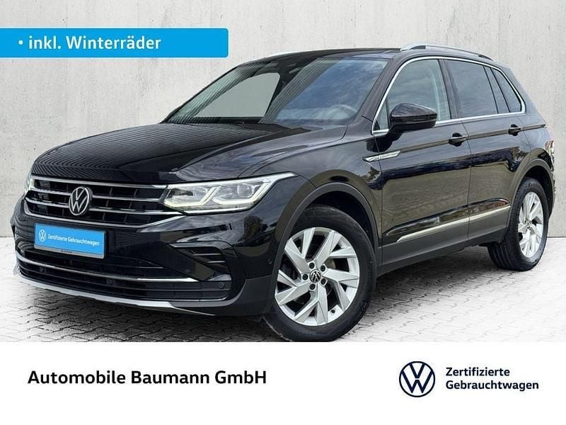 Deep black perleffekt Gebraucht 2022 VW Tiguan Elegance SUV | 25.950 € (Guter Preis) - Bild 1/4