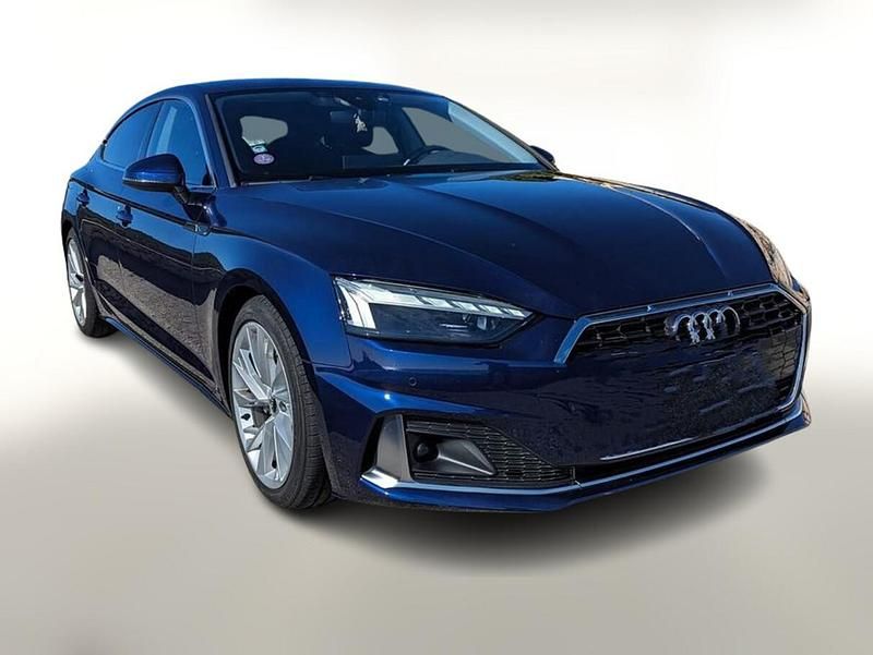Blau Gebraucht 2021 Audi A5 Sportback Advanced Plus Limousine | 32.988 € (Fairer Preis) - Bild 1/2