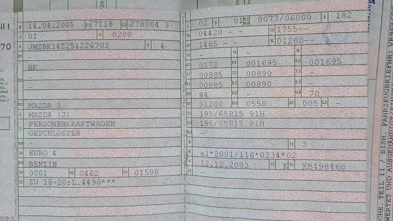 Gebraucht Mazda 3 105 PS (77 kW) 2005 Rot Limousine