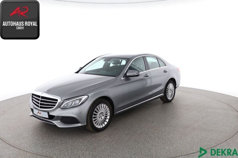 Silber Gebraucht 2016 Mercedes C200 Exclusive Limousine | 21.880 € (Guter Preis) - Bild 1/4