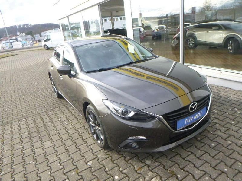 Gebraucht Mazda 3 120 PS (88 kW) 2016 Obsidiangrau metallic Limousine