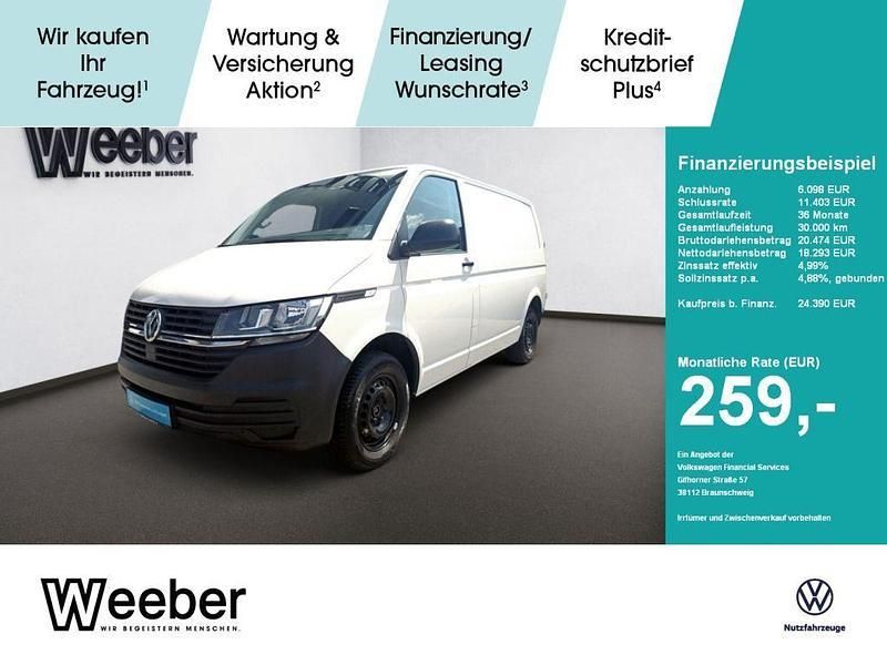 Candyweiß Gebraucht 2021 VW T6.1 Van | 22.890 € (Superpreis) - Bild 1/4