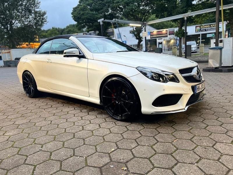 Weiß Gebraucht 2013 Mercedes E350 AMG Cabrio | 20.000 € (Fairer Preis) - Bild 1/4