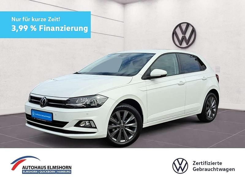 Pure white Gebraucht 2021 VW Polo Highline Kleinwagen | 17.840 € (Fairer Preis) - Bild 1/3