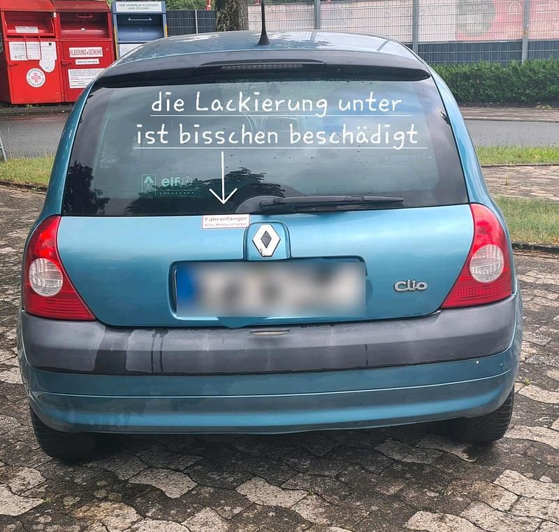 Gebraucht Renault Clio II 75 PS (55 kW) 2003 Blau Kleinwagen