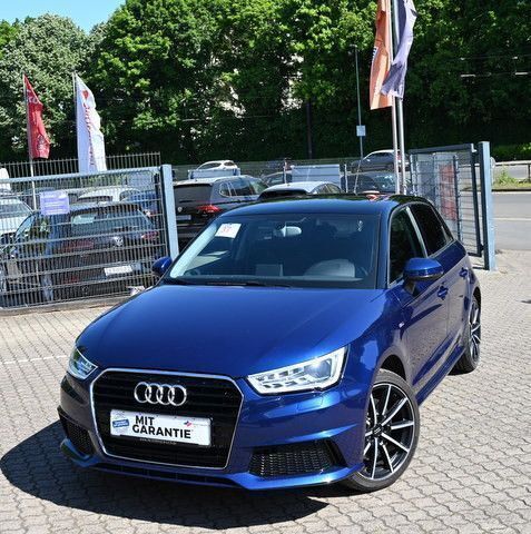 Blau Gebraucht 2018 Audi A1 Sportback S-Line Kleinwagen | 17.499 € (Fairer Preis) - Bild 1/4