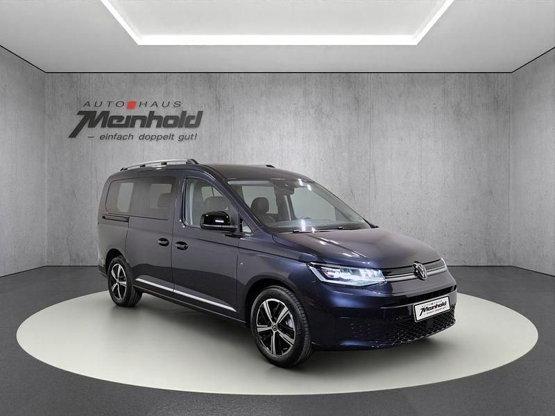 Gebraucht VW Caddy Maxi Style 114 PS (83 kW) 2021 Blau Van / Kleinbus